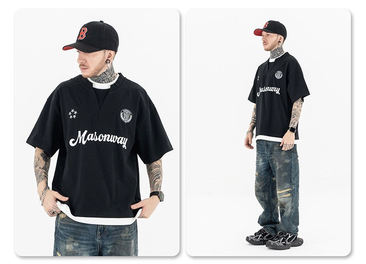 Masonway Football Tee | Streetwear Soccer Jersey Shirt