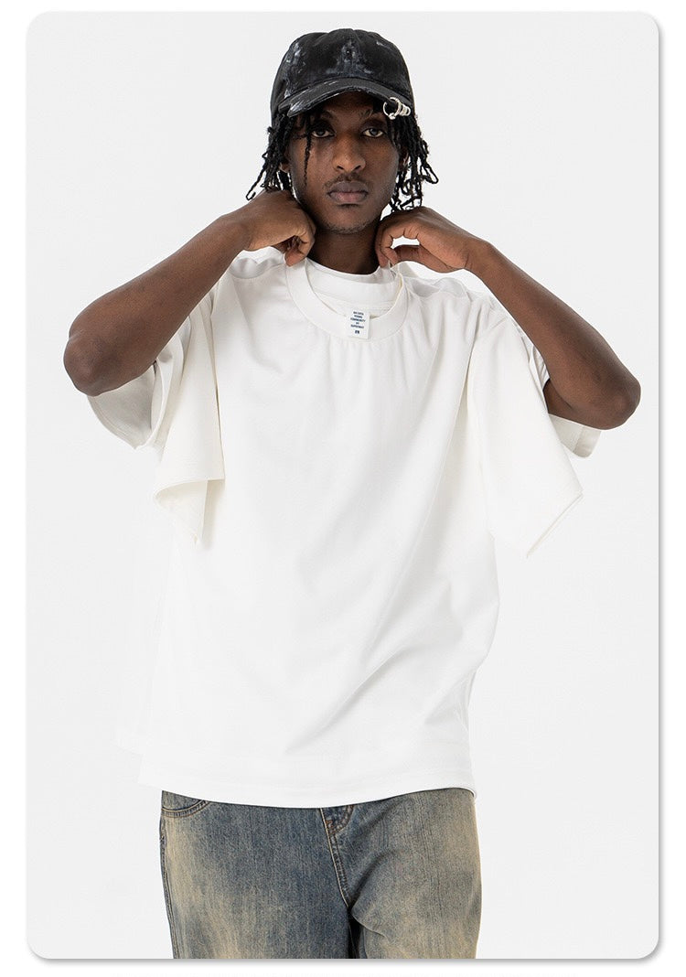 Omirad Dual-Layer Optical Illusion Oversized T-Shirt