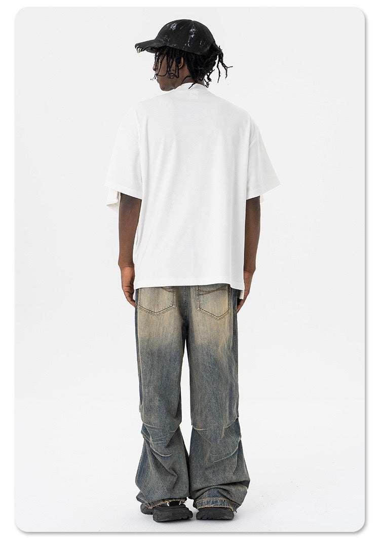 Omirad Dual-Layer Optical Illusion Oversized T-Shirt