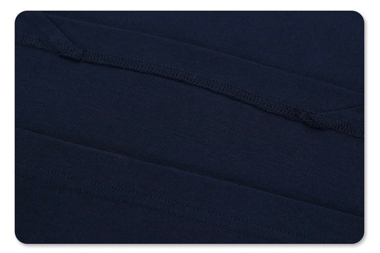 Retro Varsity Crest Football Tee | Oversized Navy Jersey