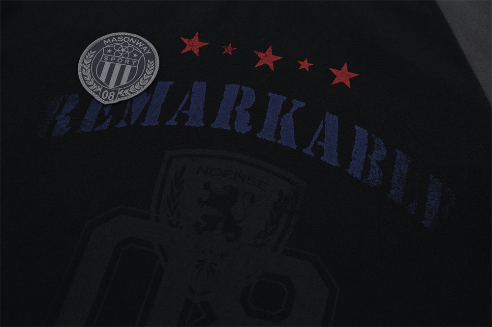 Omirad Alliance Varsity Tee | Contrast Panel Collegiate T-Shirt