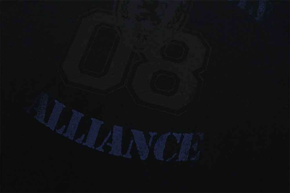 Omirad Alliance Varsity Tee | Contrast Panel Collegiate T-Shirt