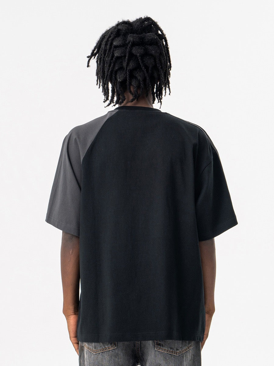 Omirad Alliance Varsity Tee | Contrast Panel Collegiate T-Shirt