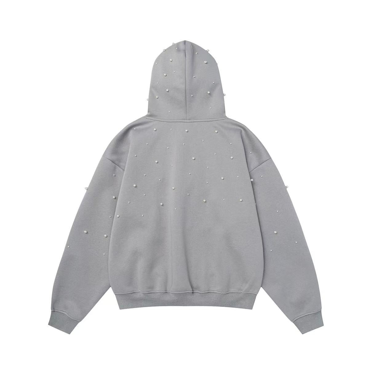 The Starstwinkle Pearl Embellished Script Pullover Hoodie