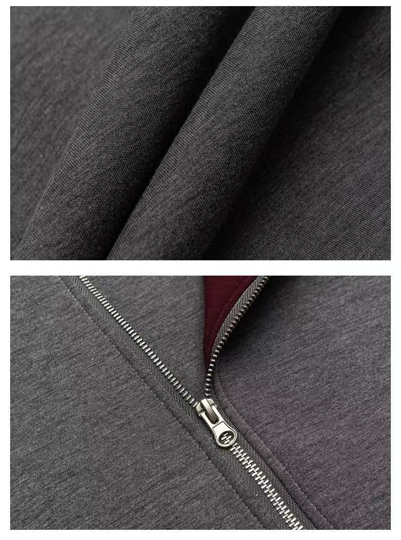 Oversized Zip-Up Hoodie with Contrast Hood Lining | SEAKOFF