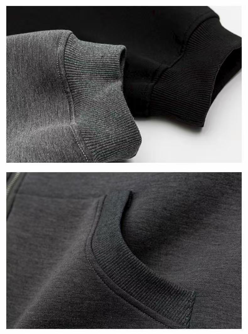 Oversized Zip-Up Hoodie with Contrast Hood Lining | SEAKOFF