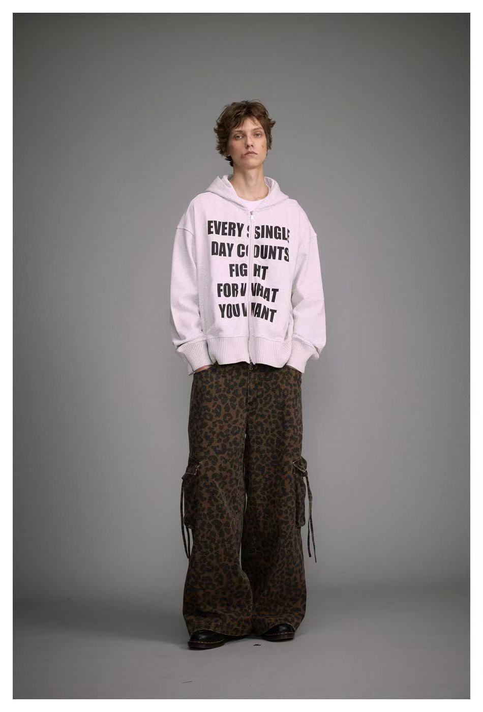 Omirad Every Single Day Zip-Up Hoodie | Slogan Streetwear