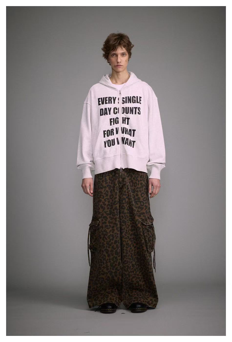 Omirad Every Single Day Zip-Up Hoodie | Slogan Streetwear