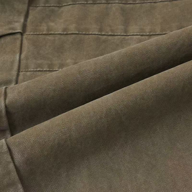 Wide-Leg Balloon Utility Pants | 100% Cotton Workwear