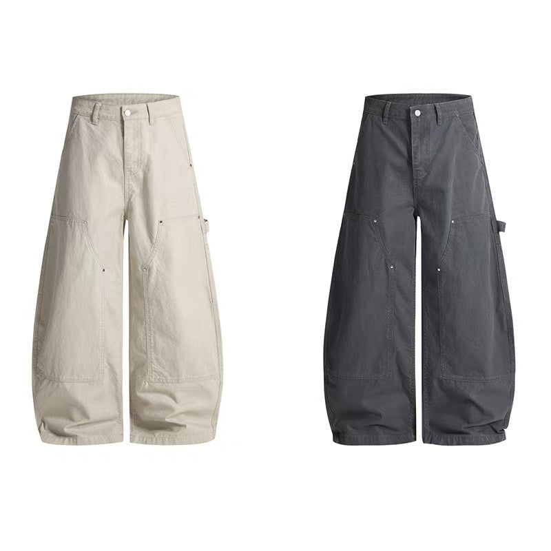 Oversized Utility Wide-Leg Cargo Pants | Streetwear Fit