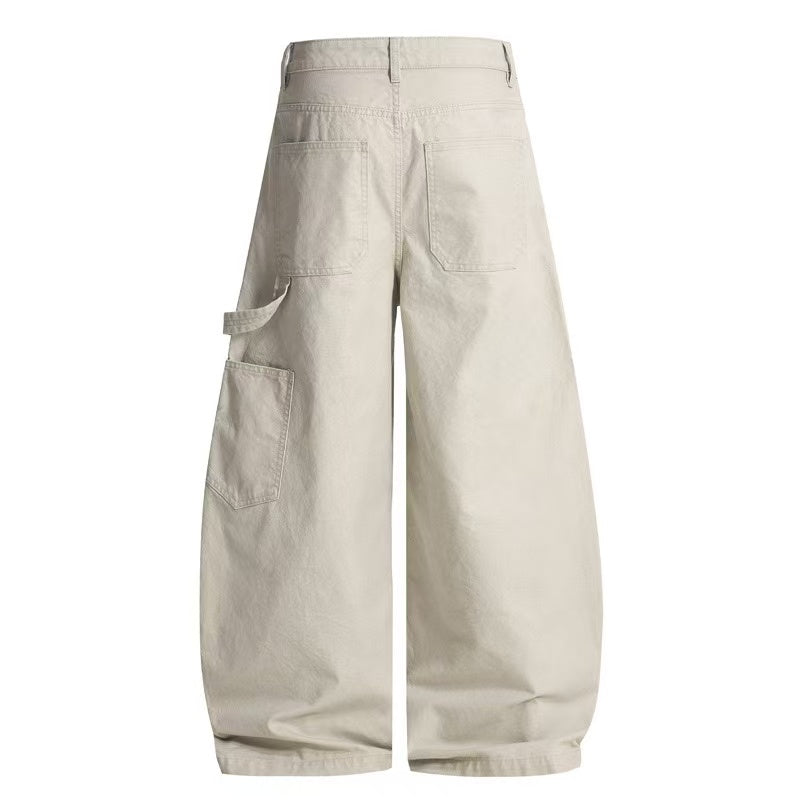 Oversized Utility Wide-Leg Cargo Pants | Streetwear Fit