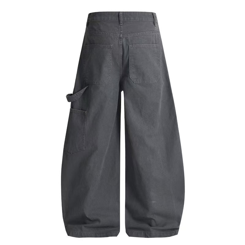 Oversized Utility Wide-Leg Cargo Pants | Streetwear Fit