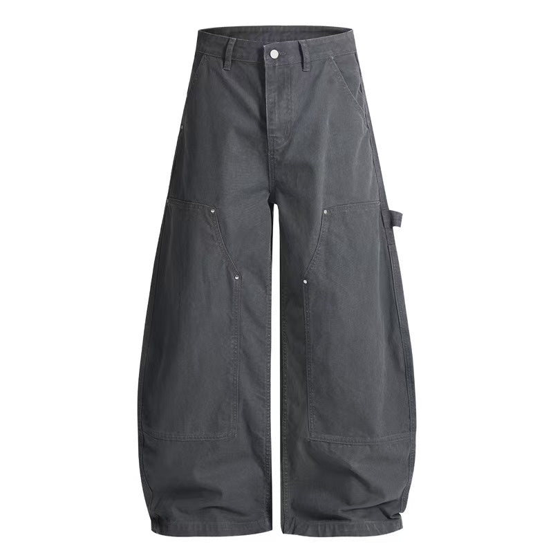 Oversized Utility Wide-Leg Cargo Pants | Streetwear Fit