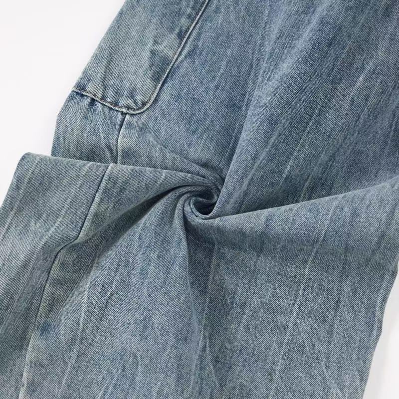 Vintage Cargo Wide-Leg Jeans | Relaxed Balloon Fit Denim