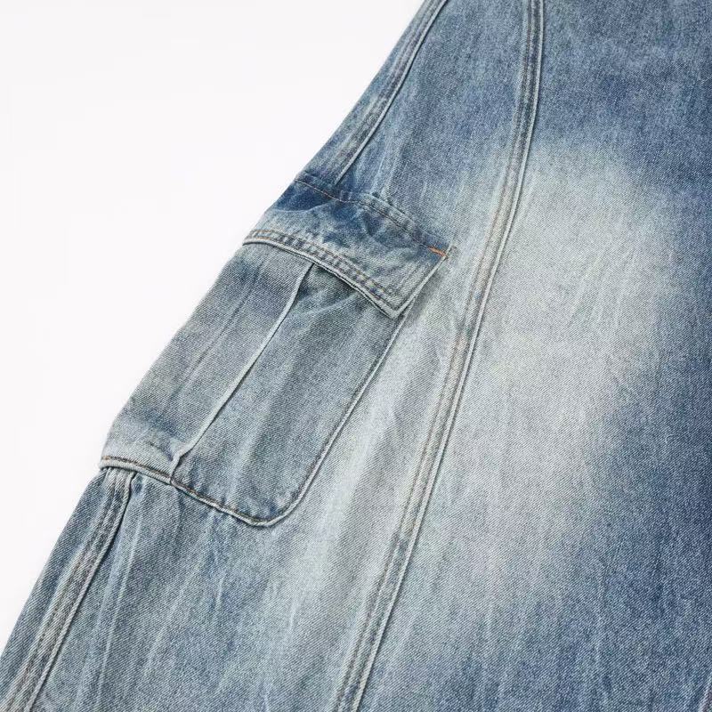 Vintage Cargo Wide-Leg Jeans | Relaxed Balloon Fit Denim