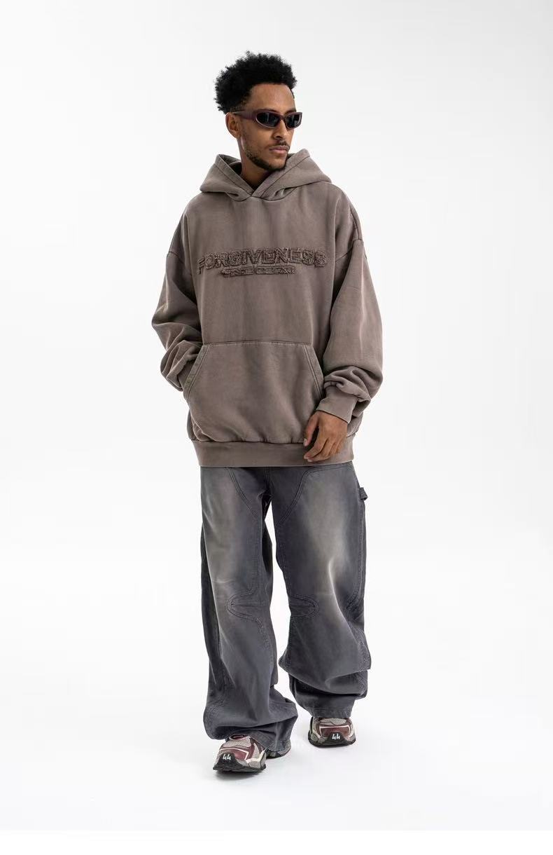 Omirad Curved-Cut Washed Work Pants | Wide Leg Carpenter