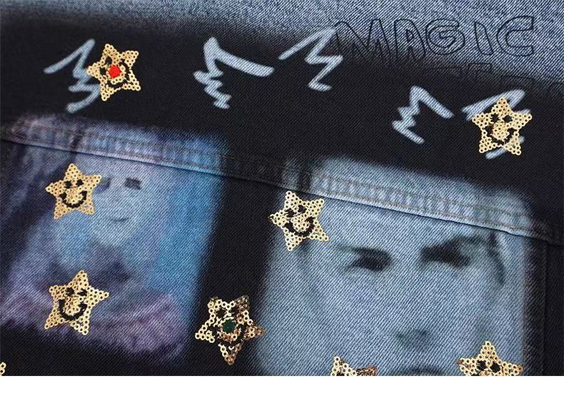 Vintage Patch Denim Jacket | Distressed Streetwear