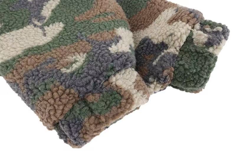 Omirad Camo Sherpa Hoodie | Oversized Fleece Pullover