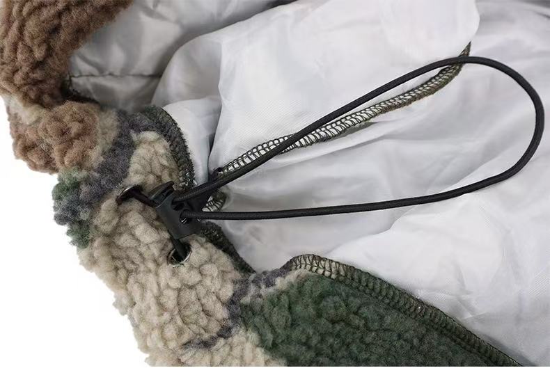 Omirad Camo Sherpa Hoodie | Oversized Fleece Pullover