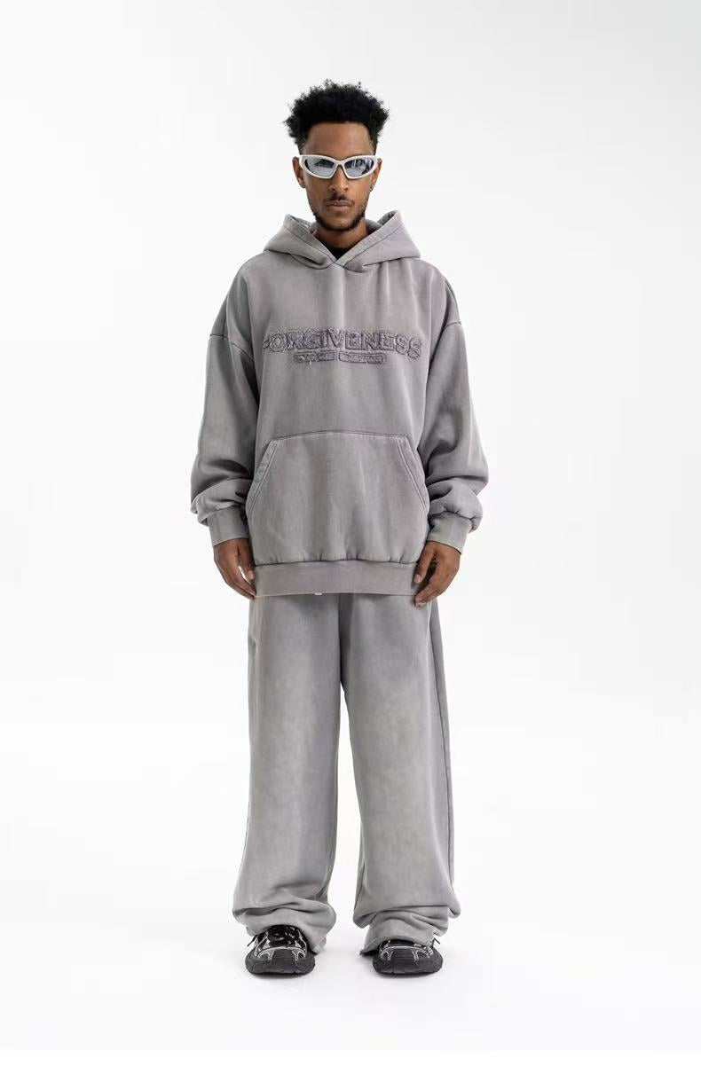 Omirad Forgiveness 3D Embroidered Oversized Hoodie