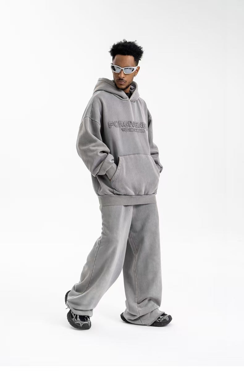 Omirad Forgiveness 3D Embroidered Oversized Hoodie