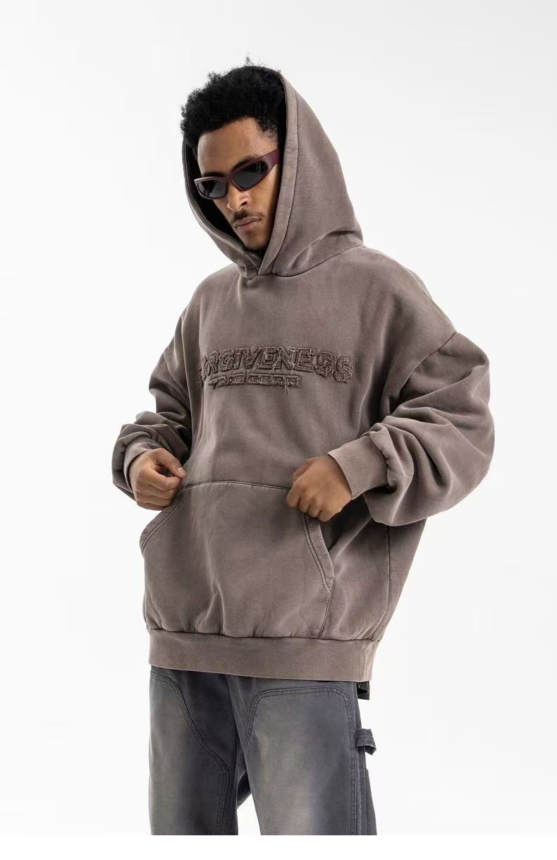 Omirad Forgiveness 3D Embroidered Oversized Hoodie