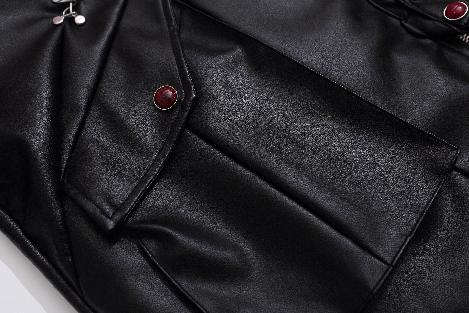 Omirad Contrast Fur PU Hooded Jacket | Streetwear Winter Coat