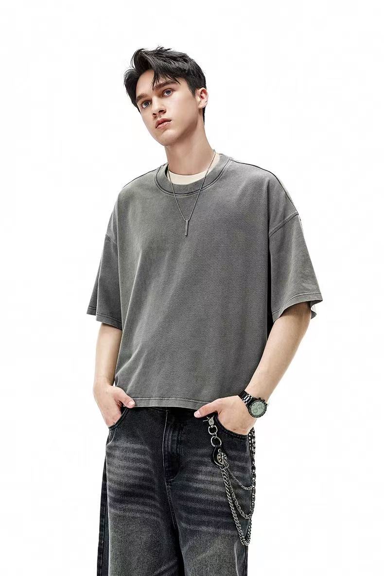 Omirad Washed Essential Tee | Oversized Heavyweight Cotton