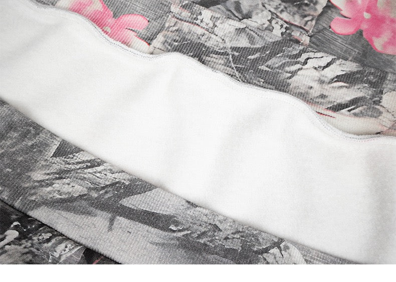 Omirad Sakura Camo Graphic Hoodie | Gothic Streetwear