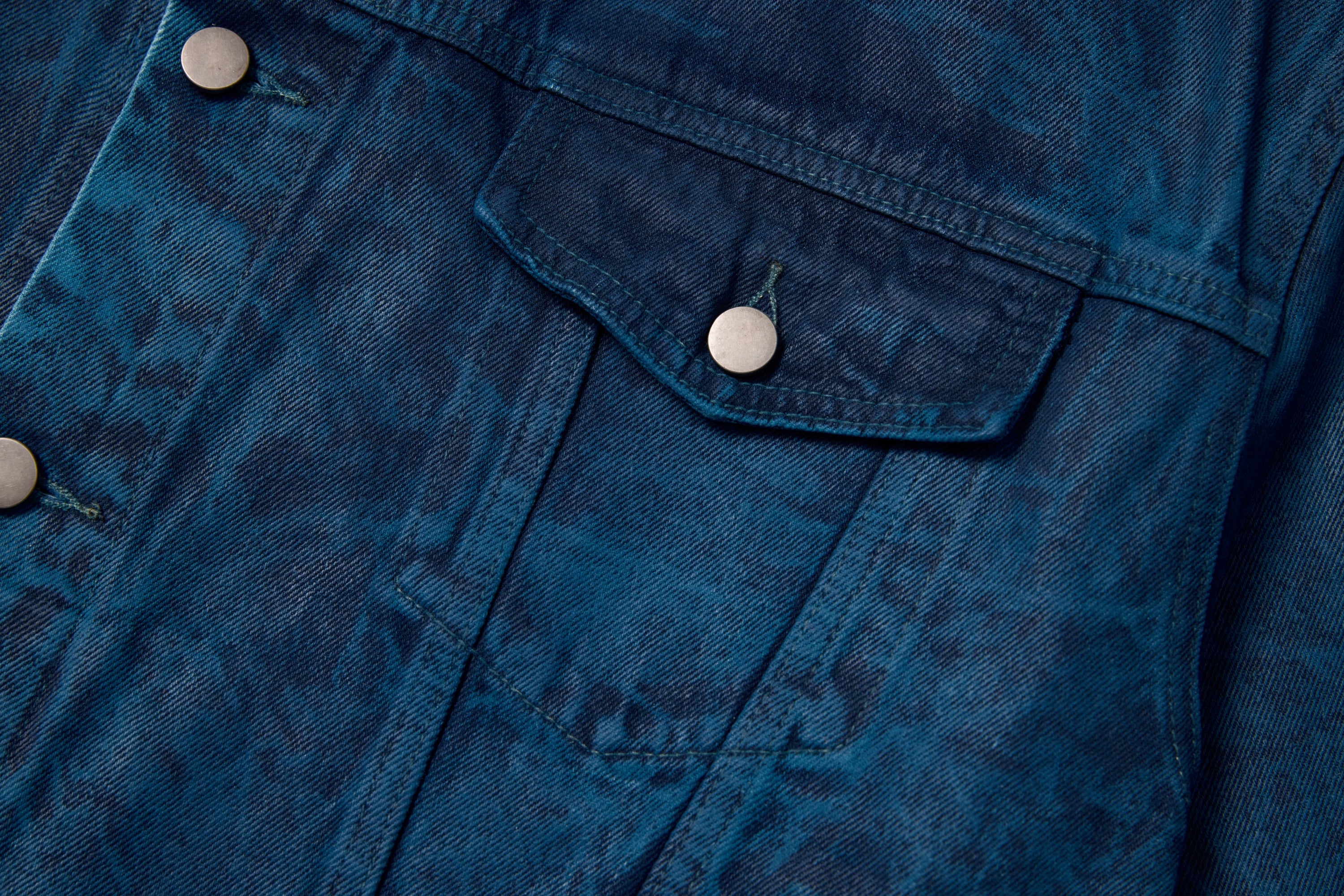 Omirad Jewel Collar Cropped Denim Jacket | Streetwear