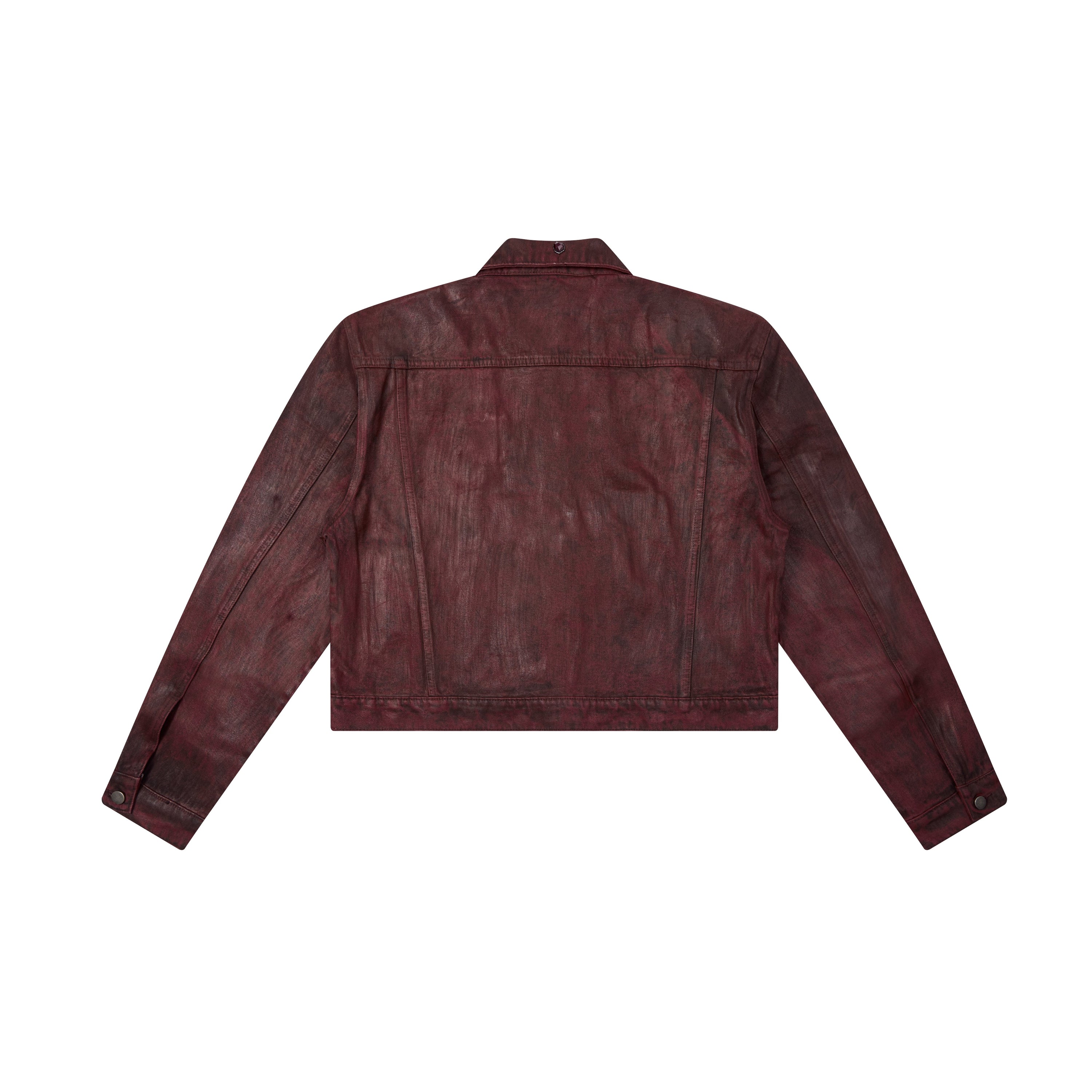 Omirad Jewel Collar Cropped Trucker Jacket | Streetwear
