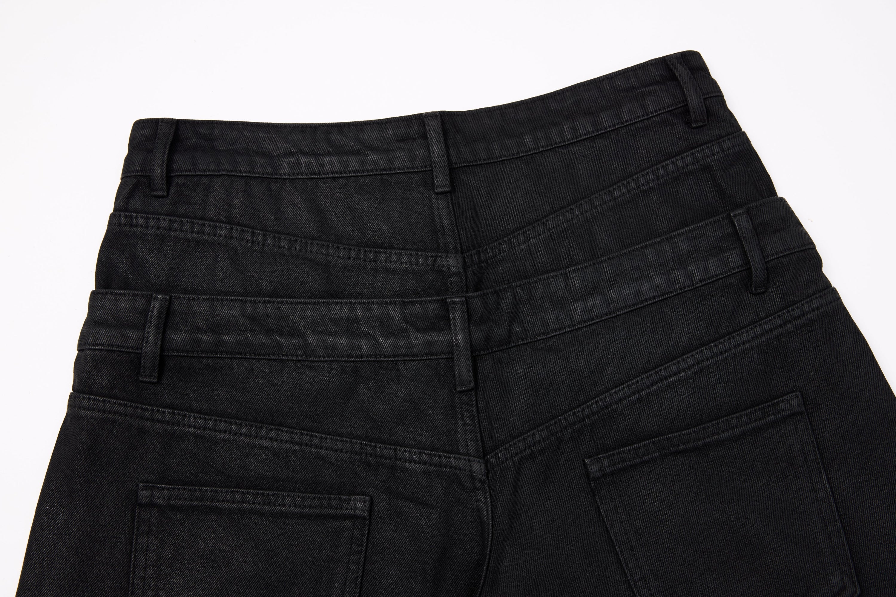 Omirad Double-Waist Washed Wide-Leg Jeans | Streetwear Denim