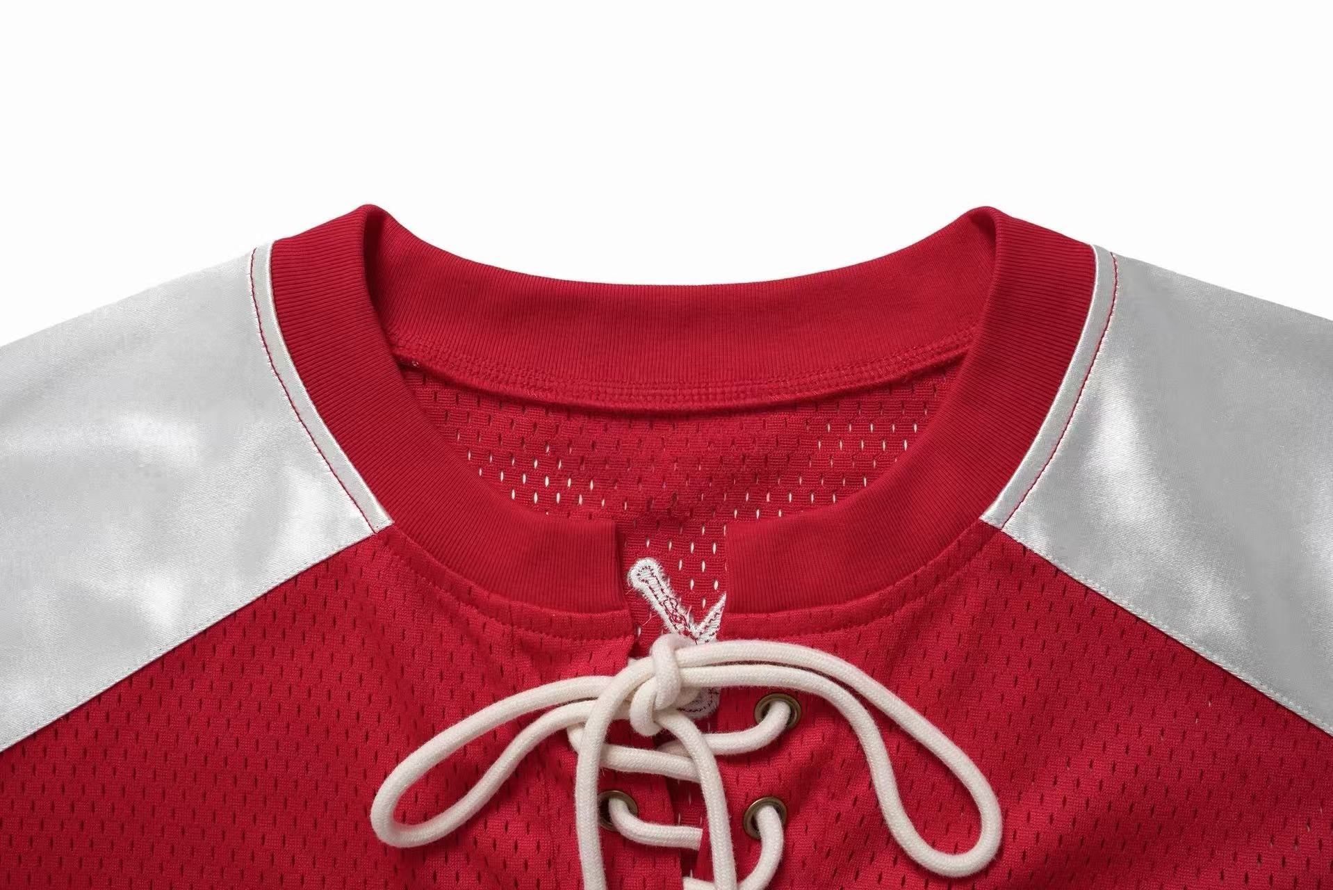 Varsity Mesh Hockey Jersey T-Shirt | Number 09 Streetwear