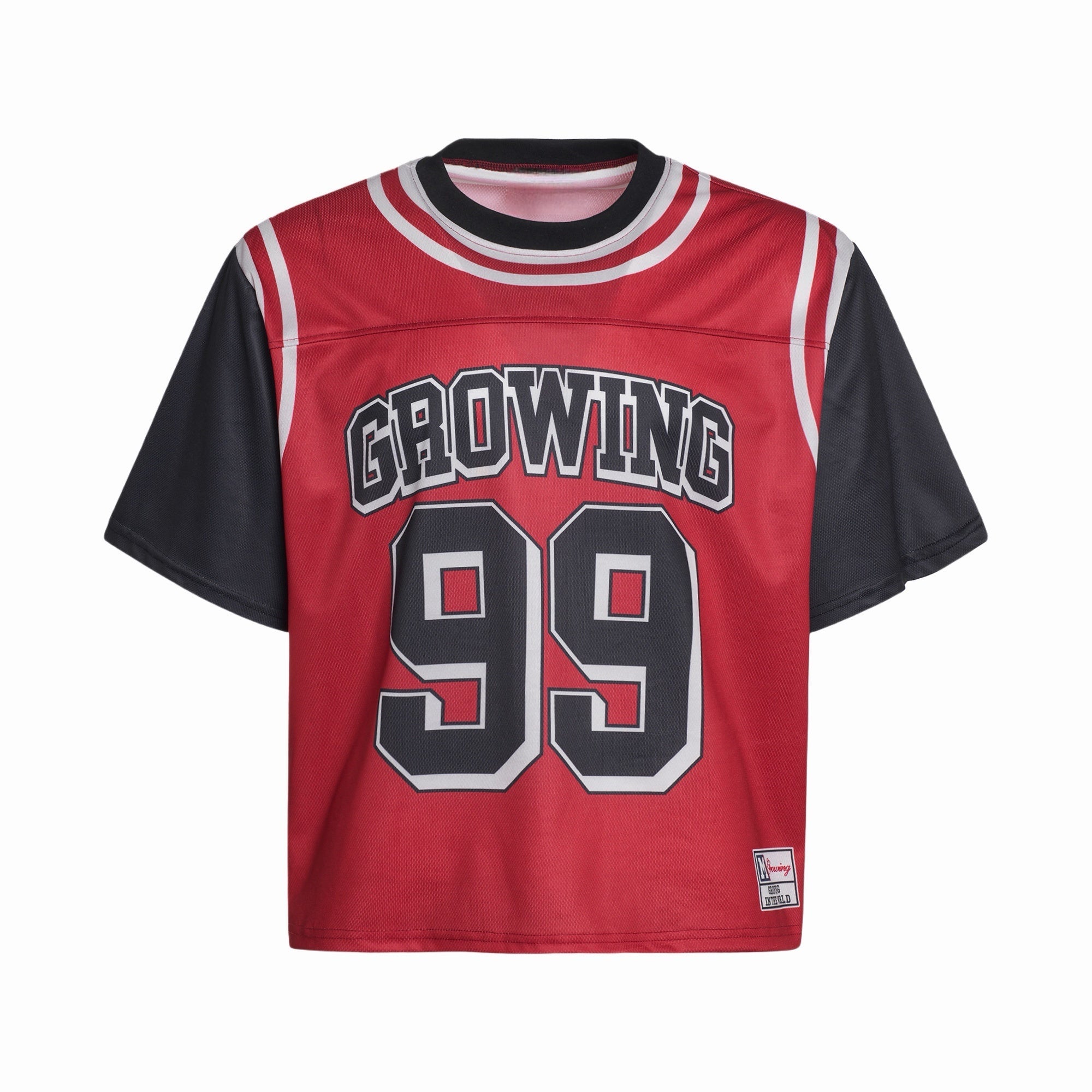 Growing 99 Varsity Mesh Crop Jersey | Streetwear Athletic Tee