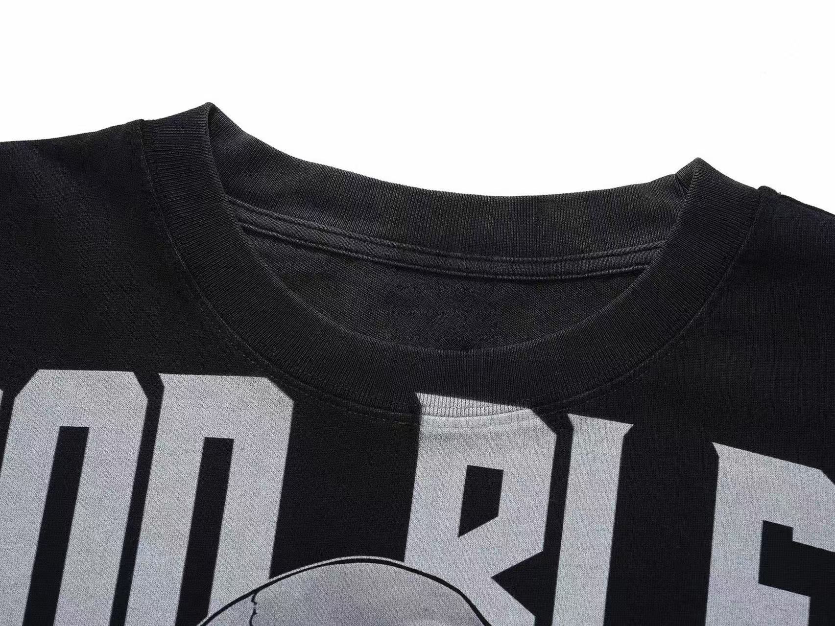 Omirad Blessed Bones Gothic Skeleton Graphic Tee | Oversized Fit