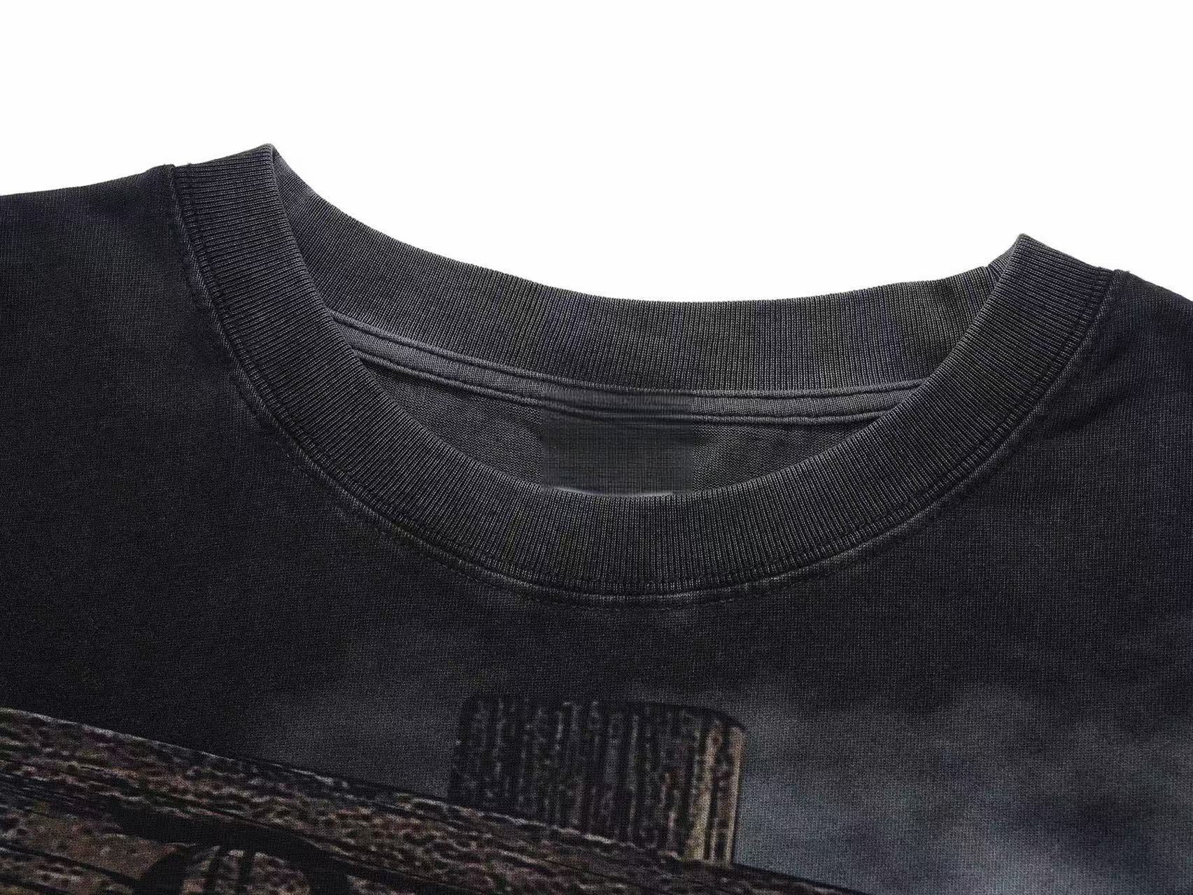 Omirad Domain of Death Gothic Skull Graphic Tee | Dark Streetwear