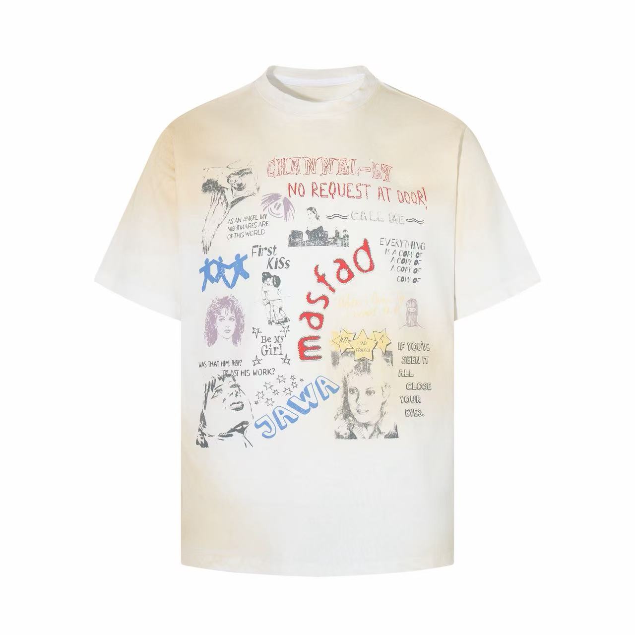 Omirad Mixed Signals Collage Graphic Tee | Retro Streetwear