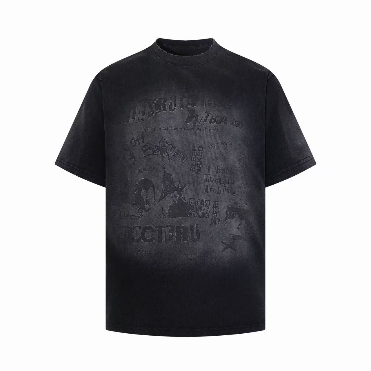 Omirad Nocturnal Archive Washed Graphic Tee | Vintage Dark