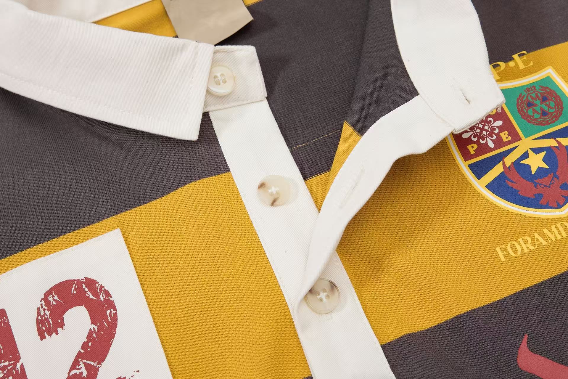 Omirad Heritage Stripe Rugby Polo | Streetwear Rugby Shirt