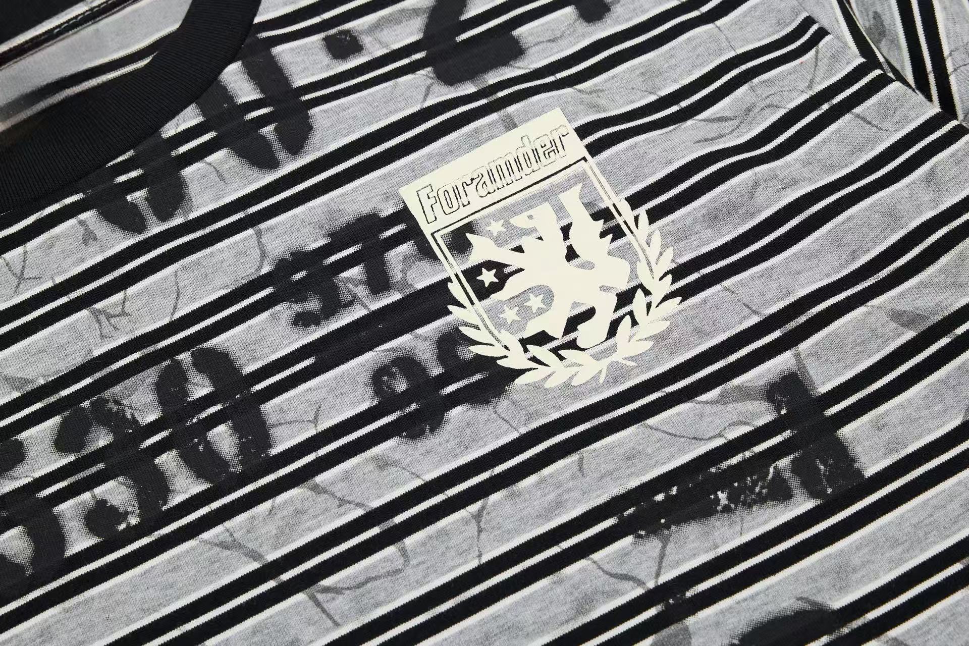 Omirad Graffiti Stripe Chaos Tee | Streetwear Cotton T-Shirt