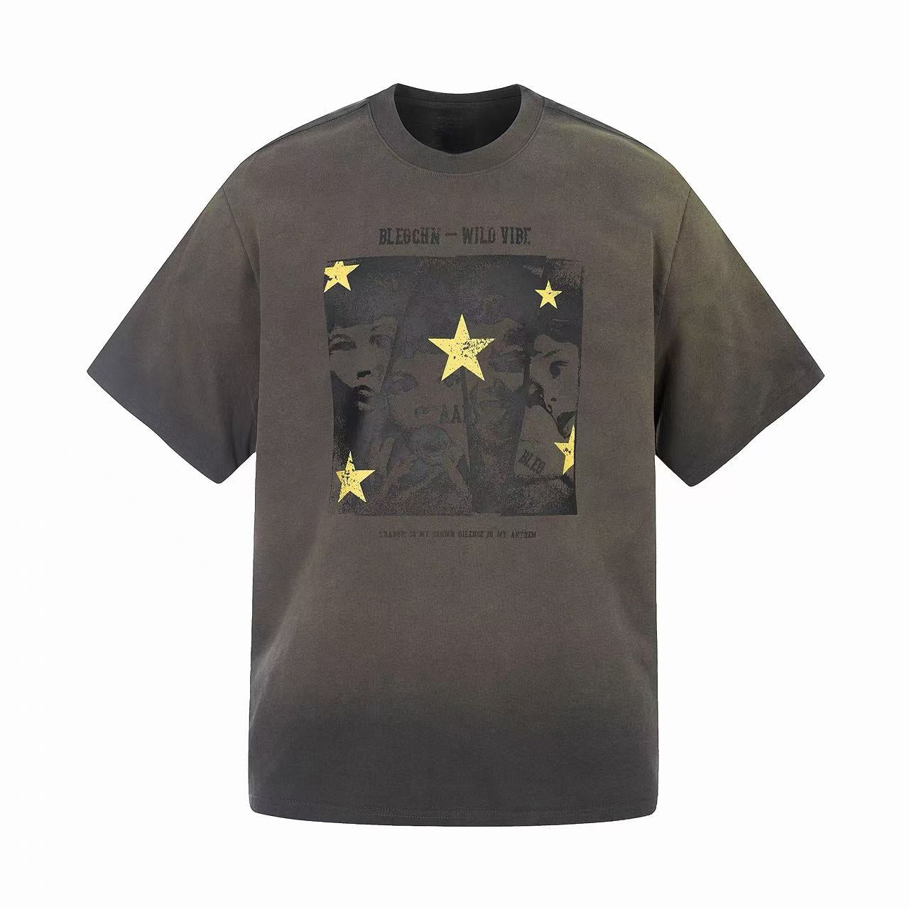 Wild Star Vintage Washed Graphic T-Shirt | Streetwear Tee