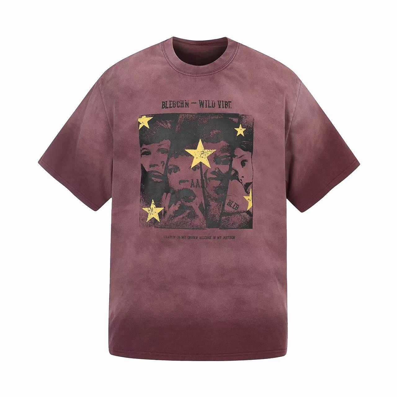 Wild Star Vintage Washed Graphic T-Shirt | Streetwear Tee