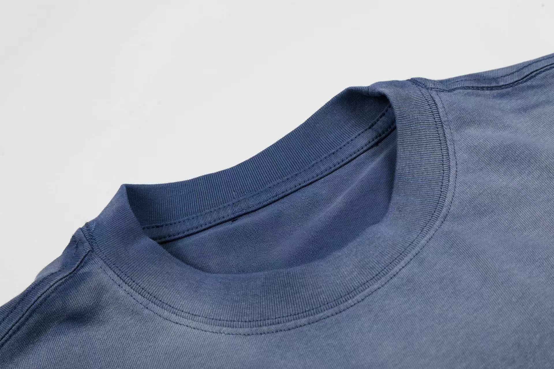 Omirad Star Fade Back Graphic Tee | Gradient Washed Cotton