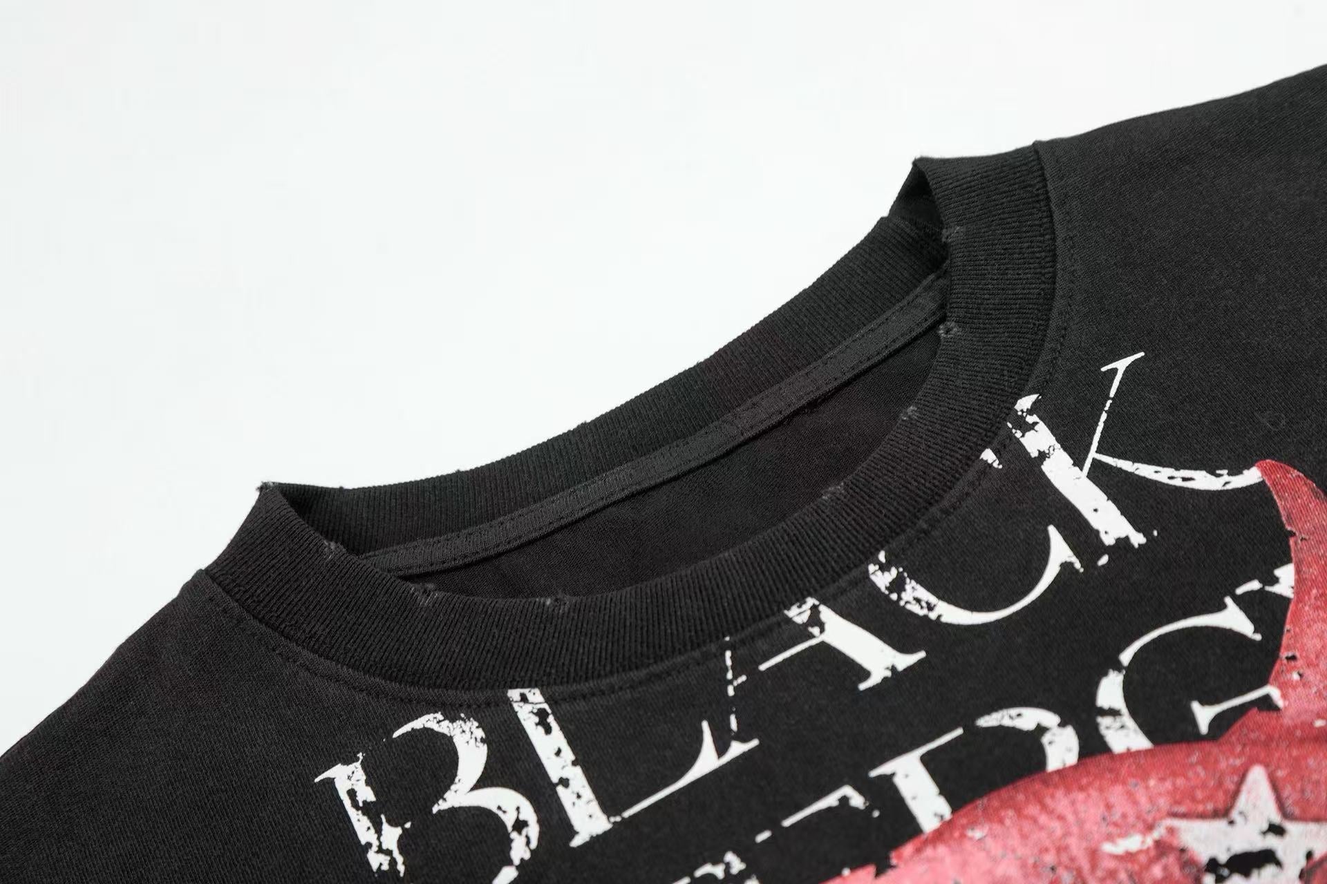 Omirad Black Energy Devil Lip Graphic Tee | Punk Streetwear
