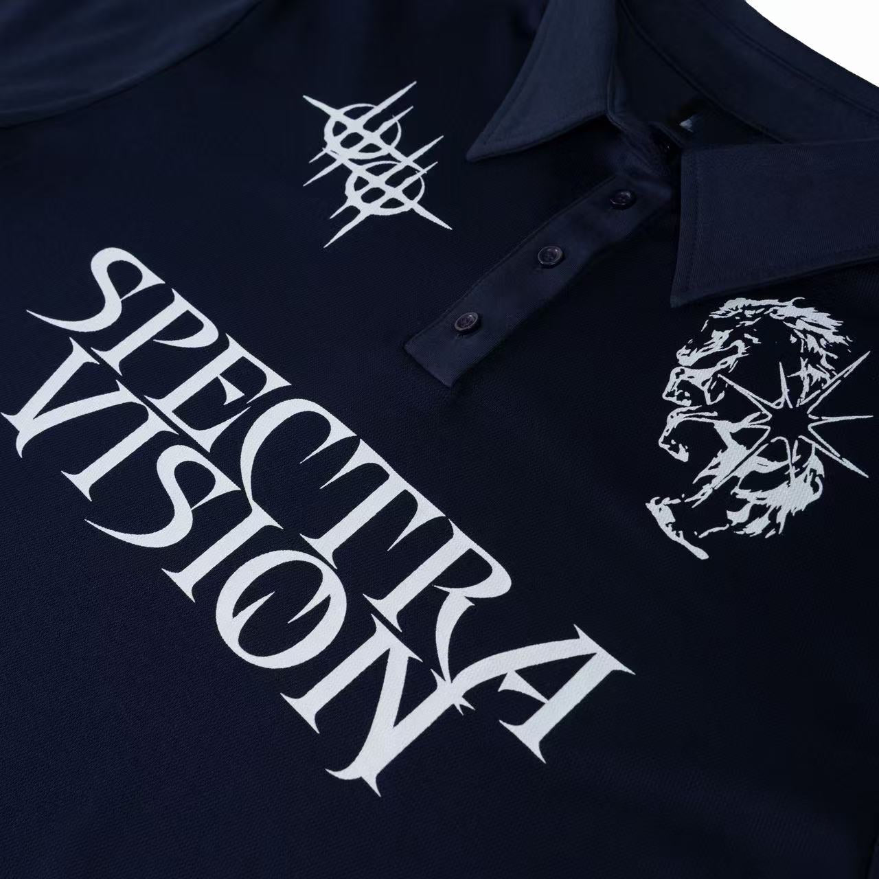 Omirad Spectra Vision Graphic Polo Tee | Street Style Cotton