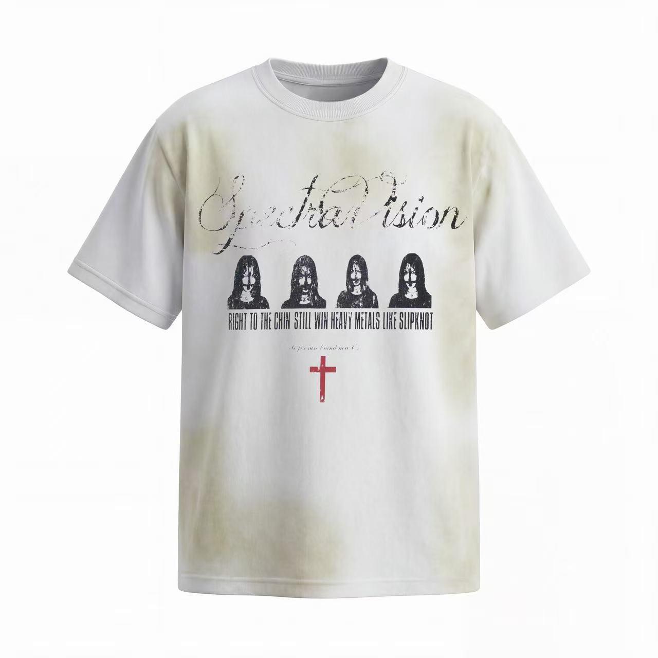 Spectra Vision Distressed Graphic Tee | Washed Streetwear