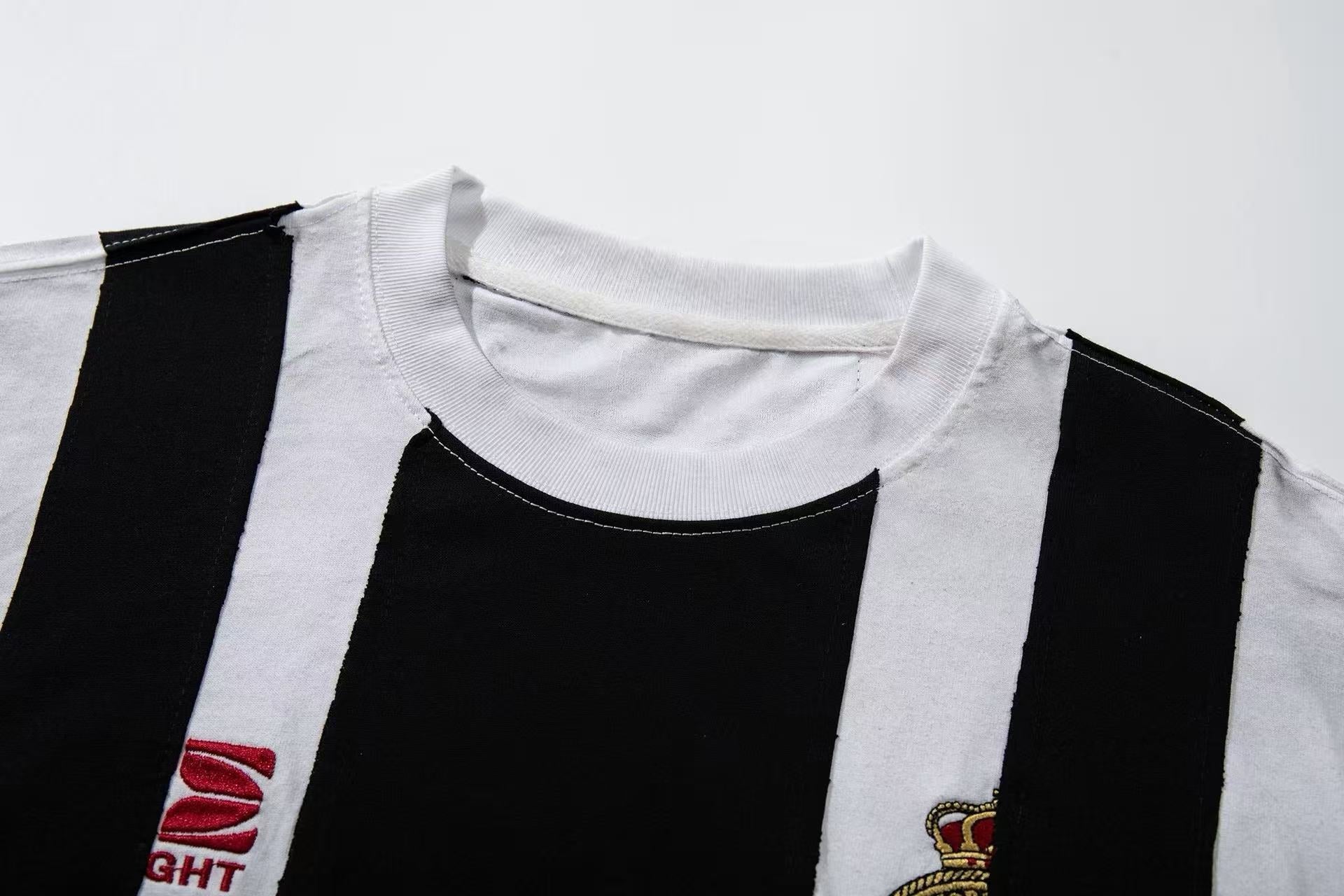 Omirad Fresh Soul Striped Football Jersey Tee | Streetwear