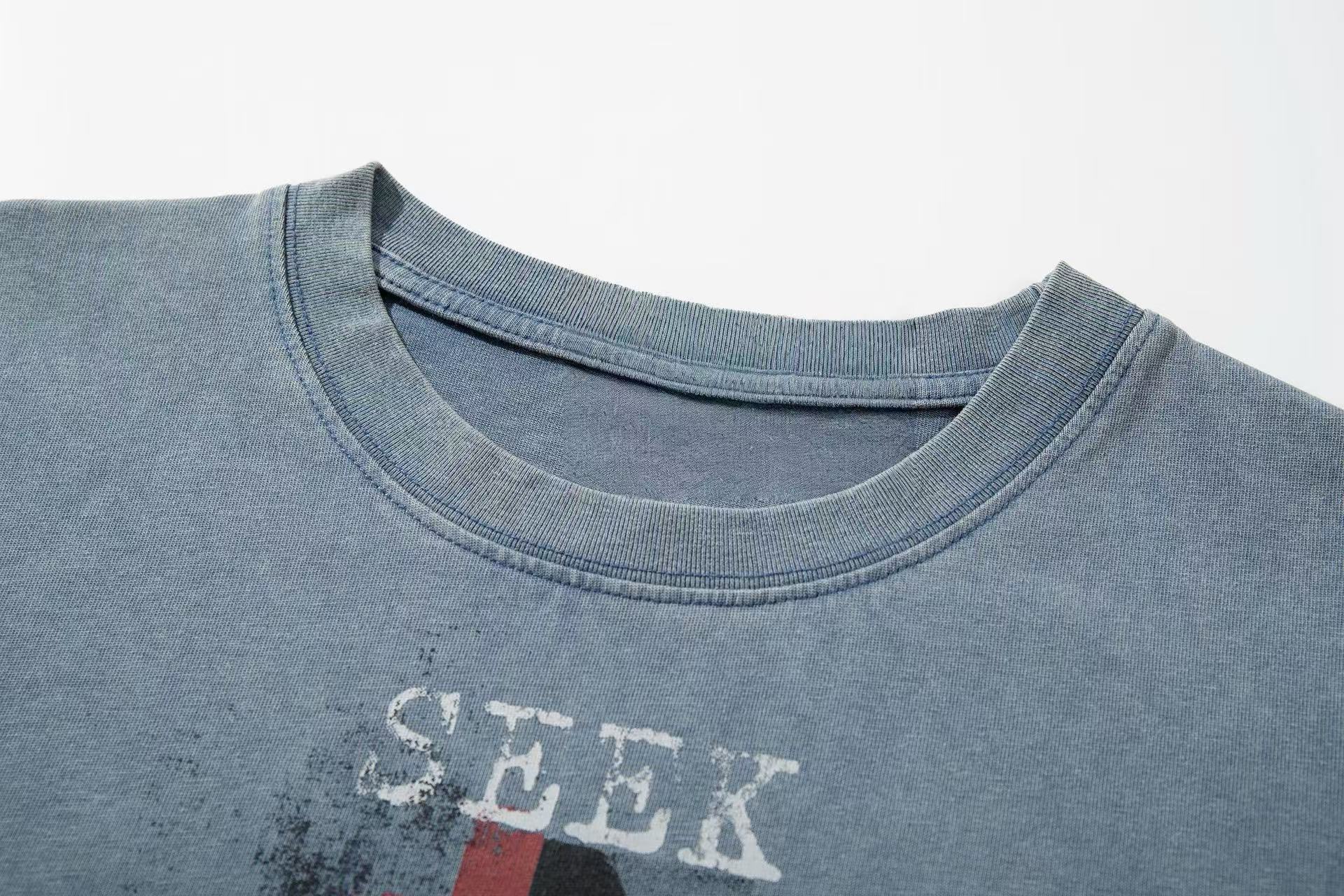 Seek & Explore Vintage Washed Graphic T-Shirt | Streetwear