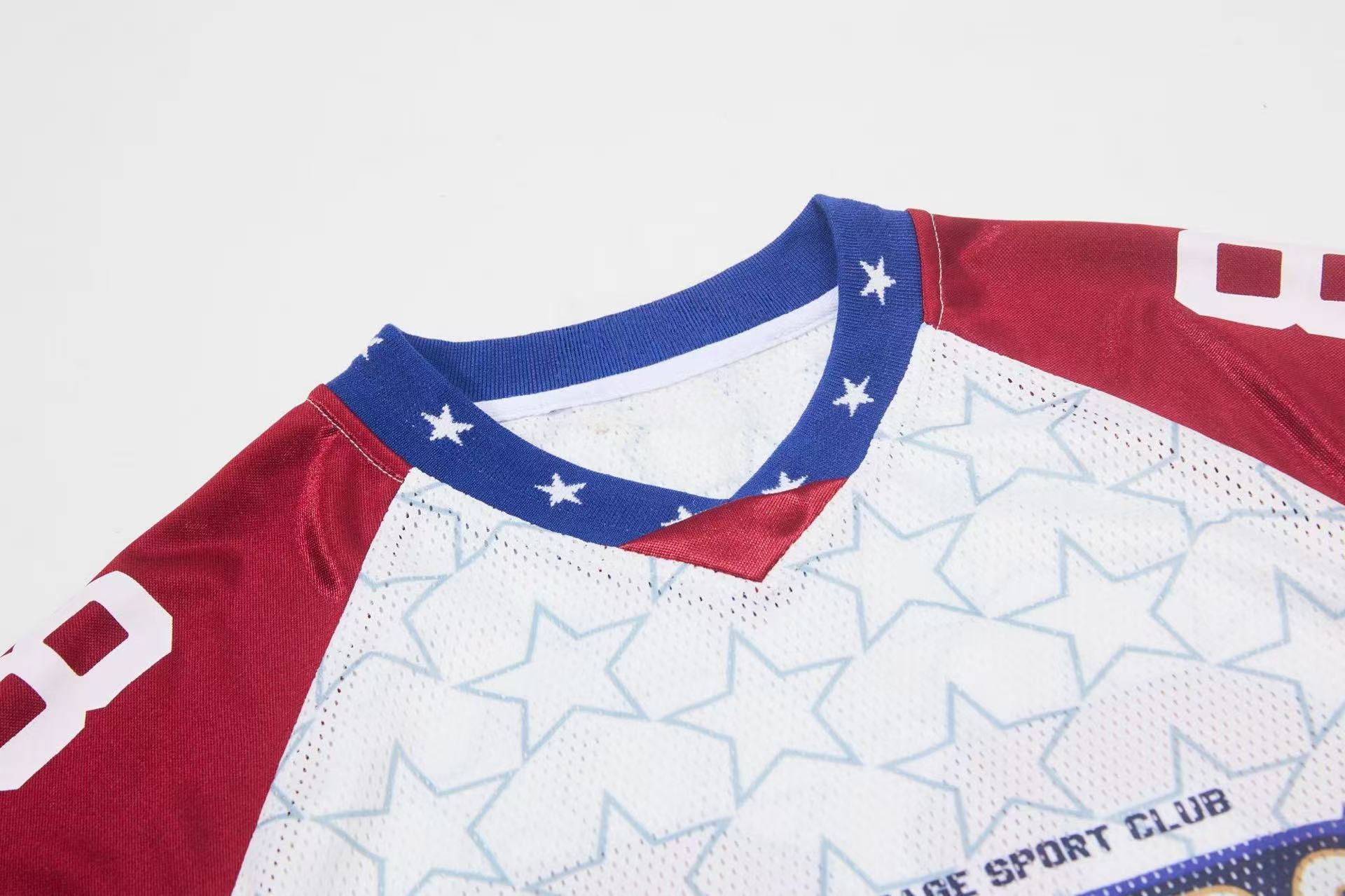 All-Star Mesh Football Jersey | Varsity Streetwear Top