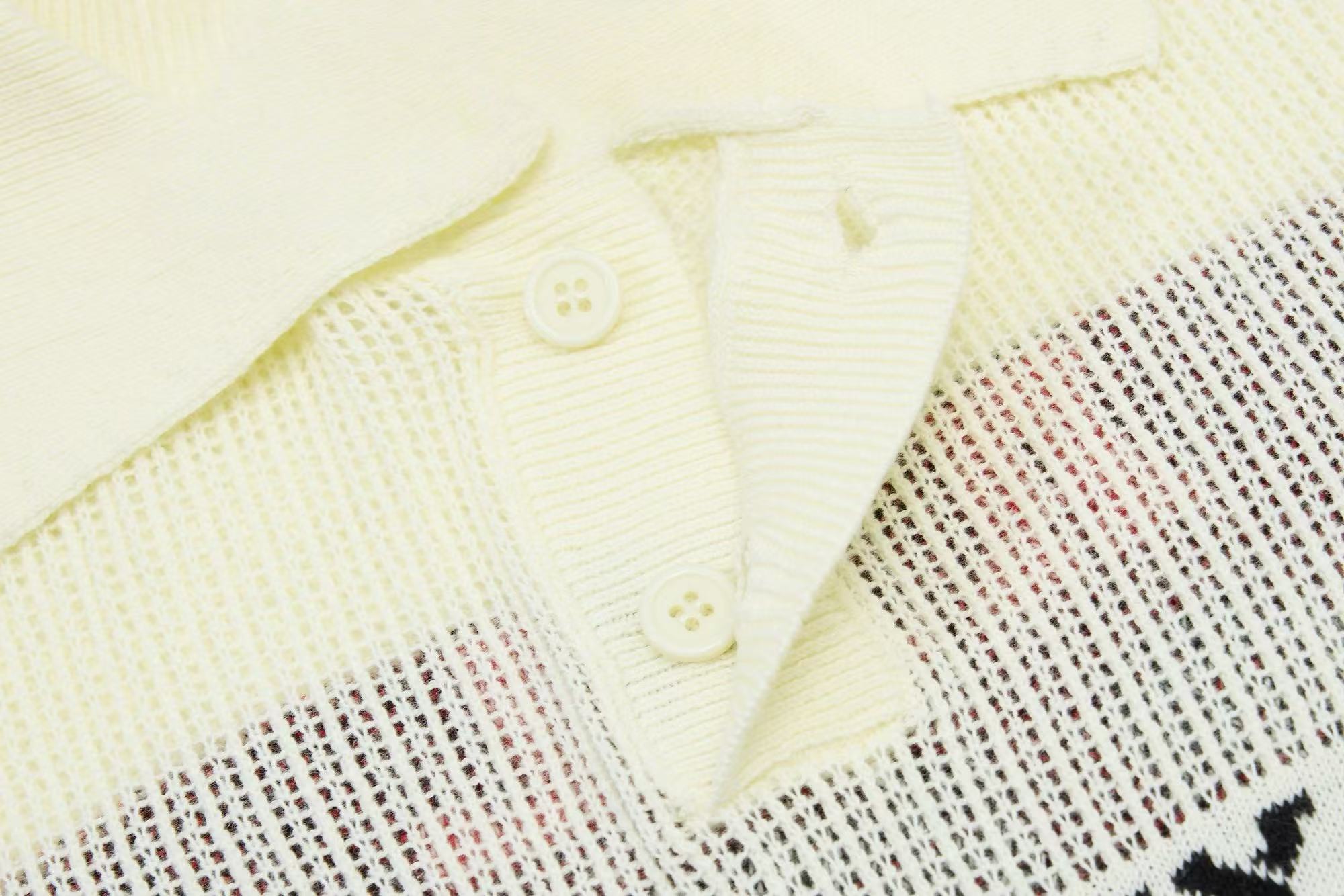 Omirad Varsity Knit Polo | Collegiate Streetwear Shirt